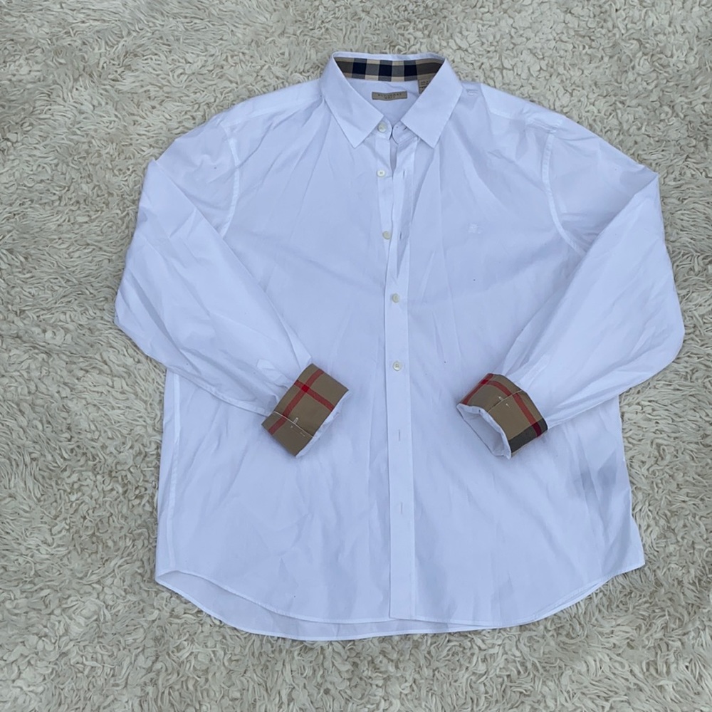 White Burberry Shirt